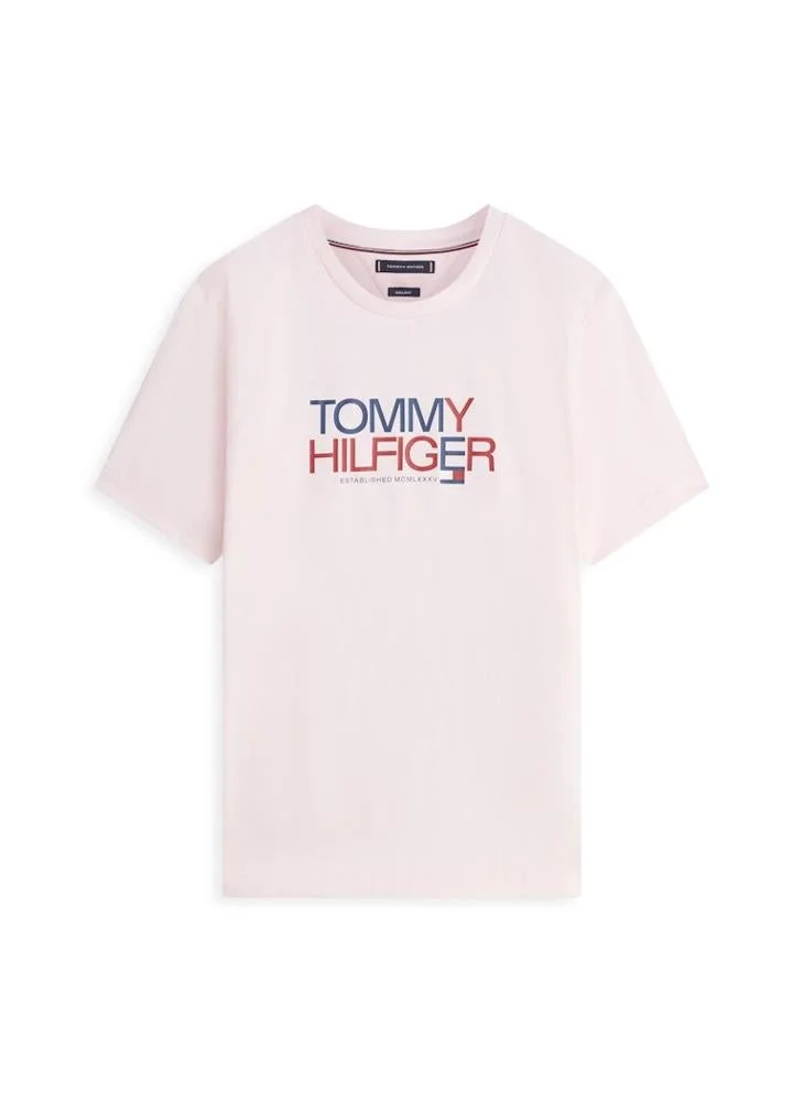 TOMMY HILFIGER  Logo Graphic Crew Neck T-Shirt for Men | Best Price UAE