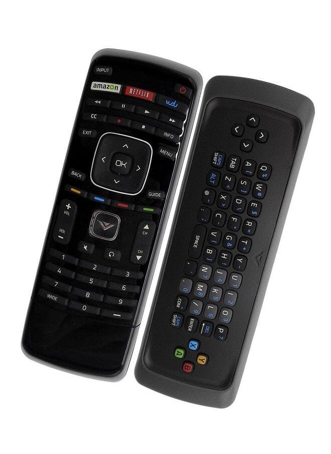 UBay - Qwerty Keyboard Remote Control For All Vizio Smart Tv M420Sl M420Kd M550Sl M320Sr M470Sl M420Sv M470Sv M550Sv M370Sr M420Sr M420Kd E551Va E280Ib1 E291Ia1 E280Ia1 E291Ia1 And More - Image 1