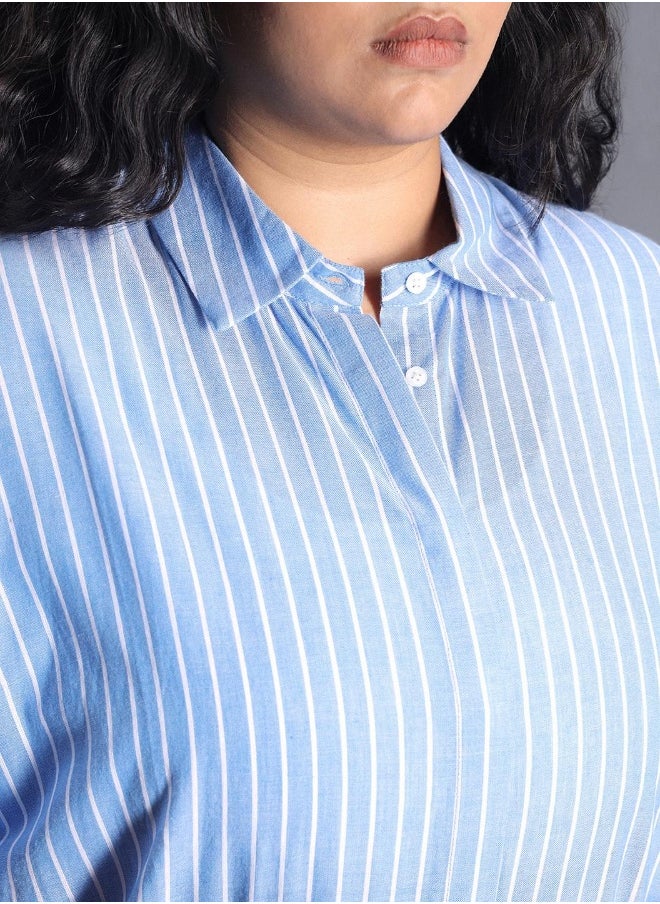 HIGH STAR - Women Blue Shirts - Image 1