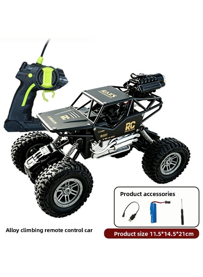 Alloy Four-Wheel Drive Remote Control Climbing Spray Off-Road Vehicle, Shock-Resistant Wireless Charging, Children's Toys, 7-14 Year - Image 1