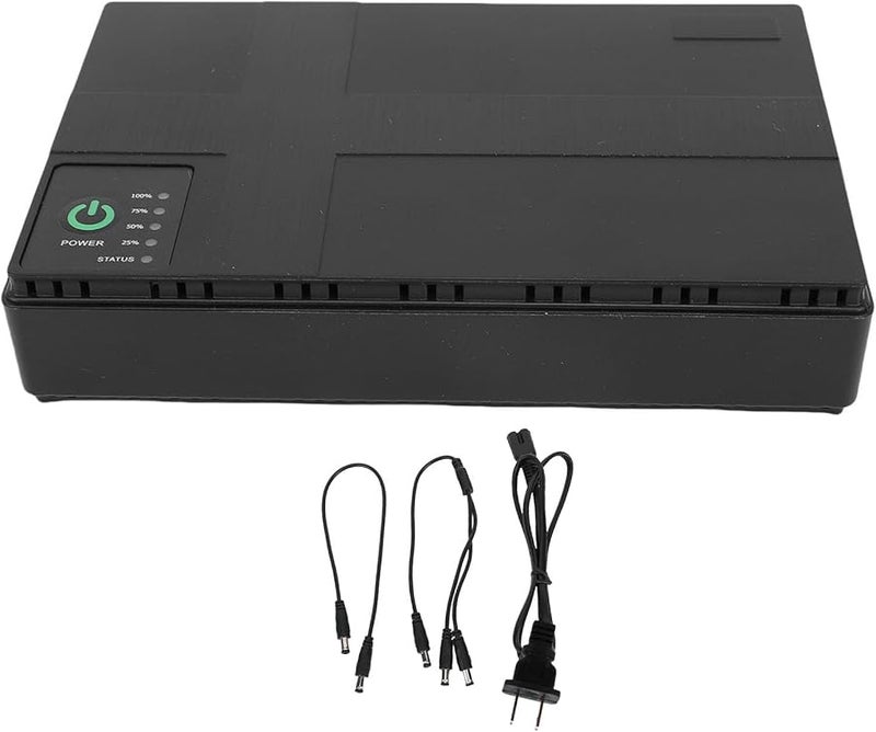 Mini UPS Portable Uninterruptible Power Supply 10400mAh with DC POE Outputs US Plug for Security Camera - Image 2