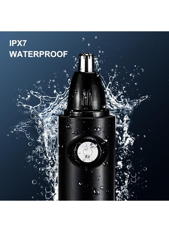 Aiefeya Nose Hair Trimmer for Men, 2024 Professional Painless Eyebrow&Facial&Nose Hair Trimmer for Men Women, IPX7 Waterproof, USB Rechargeable, Easy Cleaning, All-in-ONE Nose Hair Trimmer  - Image 4