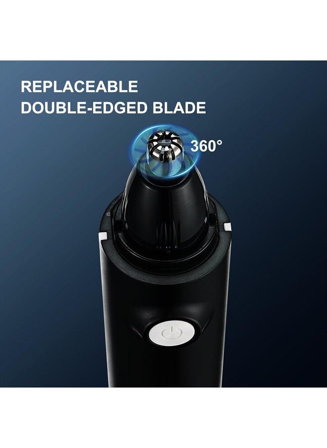Aiefeya Nose Hair Trimmer for Men, 2024 Professional Painless Eyebrow&Facial&Nose Hair Trimmer for Men Women, IPX7 Waterproof, USB Rechargeable, Easy Cleaning, All-in-ONE Nose Hair Trimmer  - Image 2