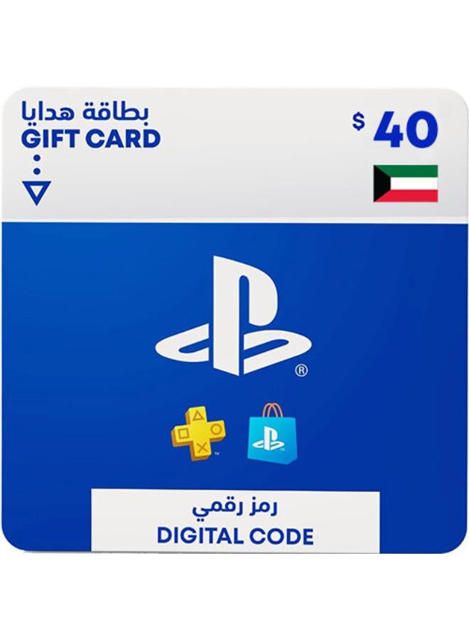 PlayStation Store DIgital Code Gift Card - Kuwait 40 USD