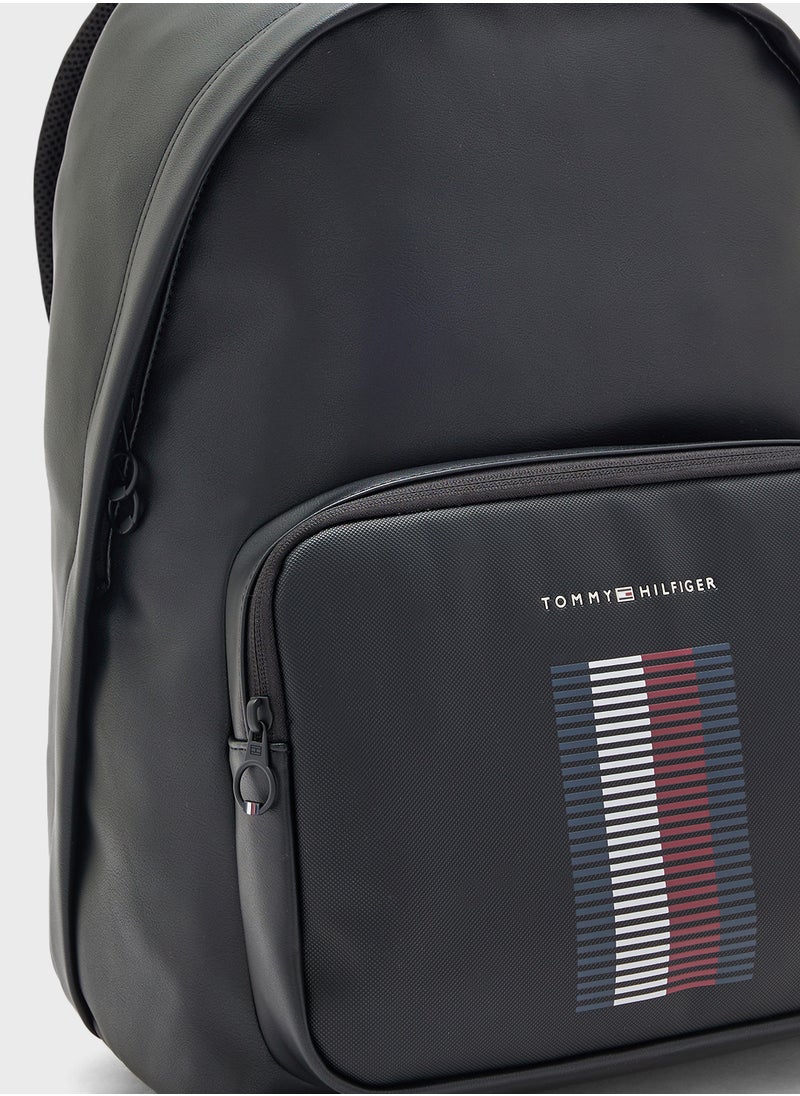 TOMMY HILFIGER حقيبة ظهر لوغو بيكي  - Image 5