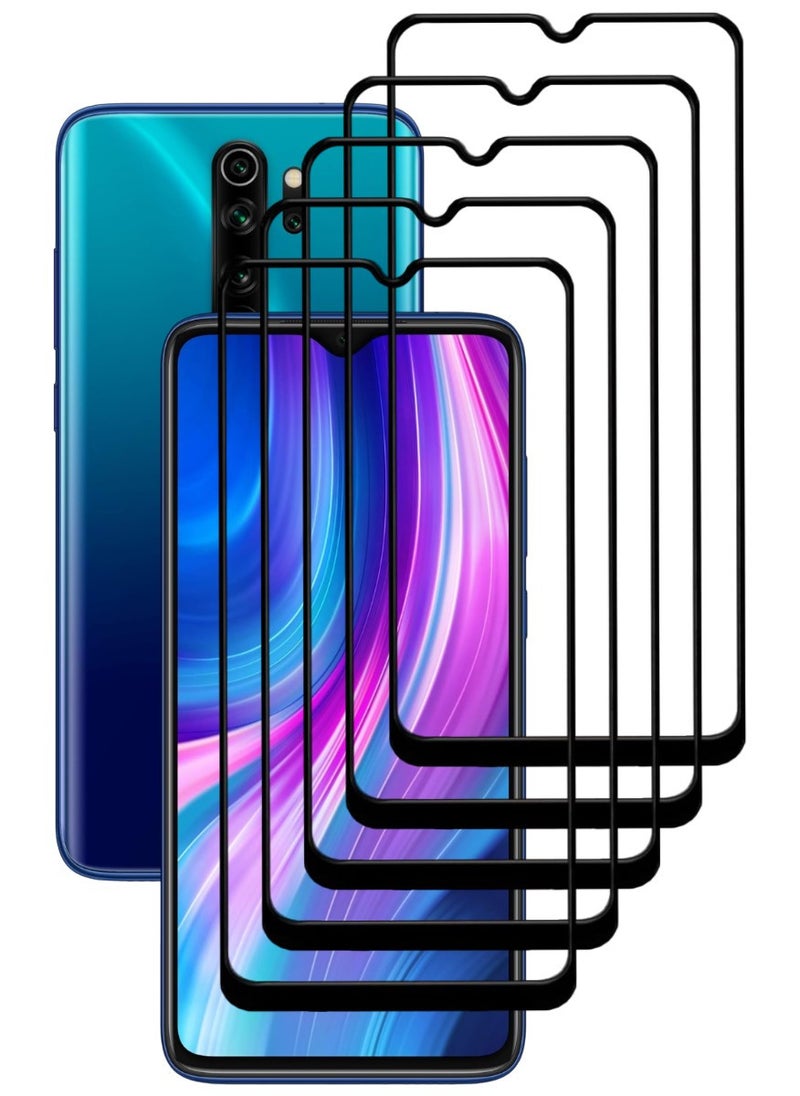 ACLIX 5 Pieces Antistatic ESD Dustproof Premium Quality High Definition Tempered Glass Screen Protector Designed For Xiaomi RedmiNote 8 Pro - Image 1