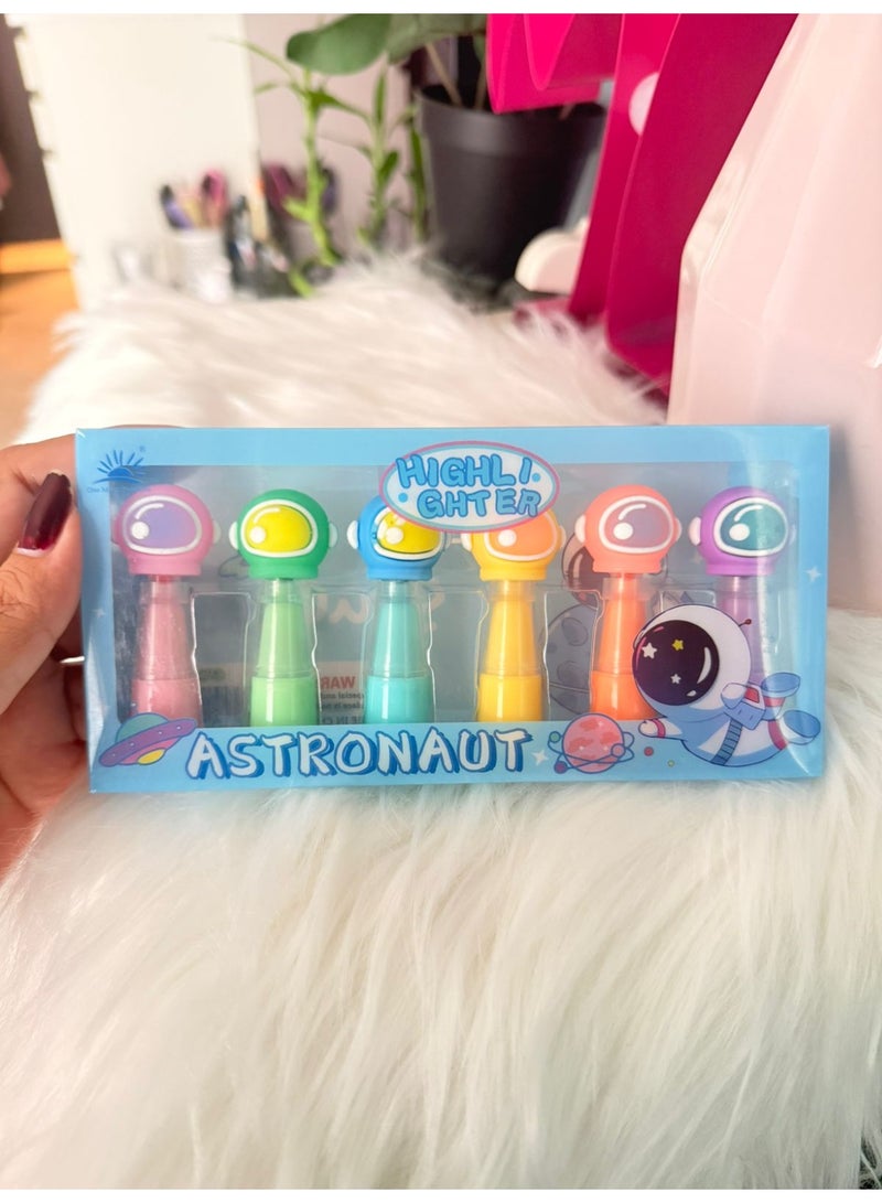 Moon Berry Cute Kawaii Highlighter-6Pcs - Image 3