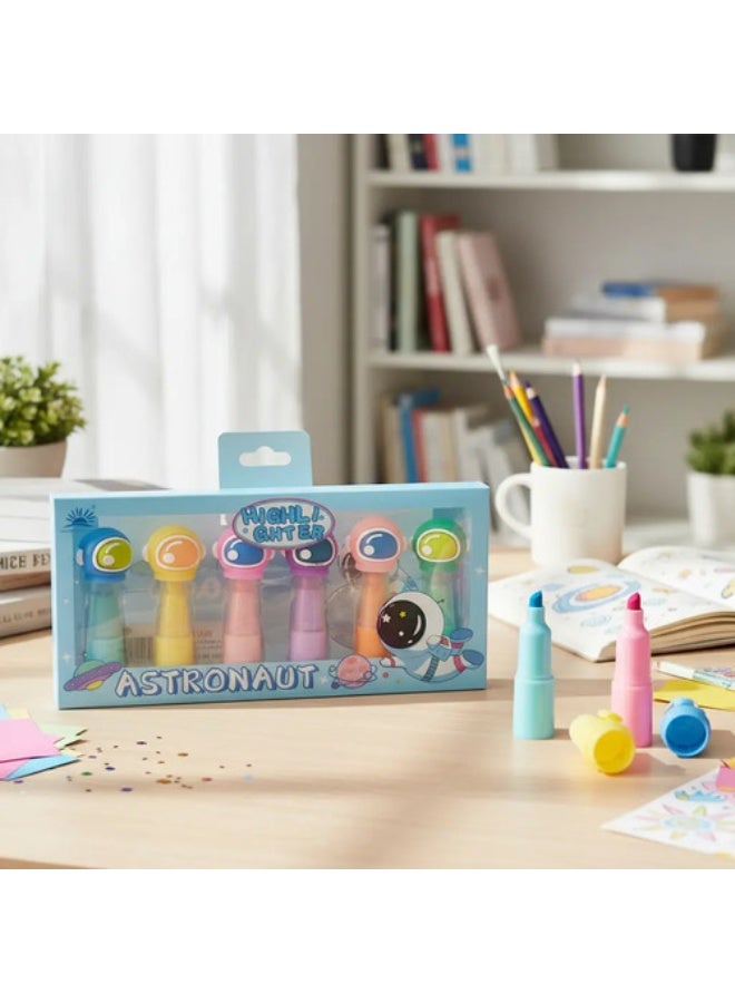 Moon Berry Cute Kawaii Highlighter-6Pcs - Image 2