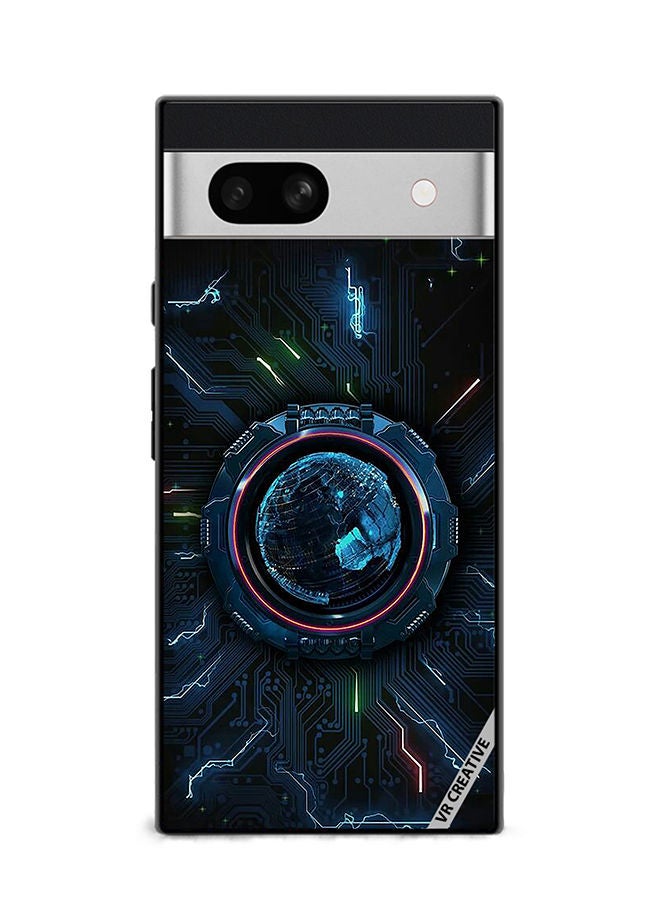 VR CREATIVE Protective Case Cover For Google Pixel 7a Rain meter Design  Multicolour - Image 1