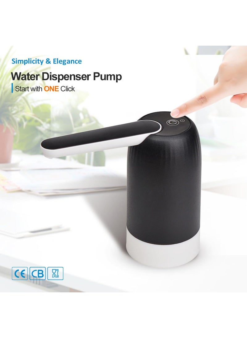 Konquer TimeS Konquer TimeS KTS Automatic Wireless Water Can Dispenserwith BPA Free Food Grade Silicone Hose and with 2 Modes of Water DispencingSquare  - Image 4