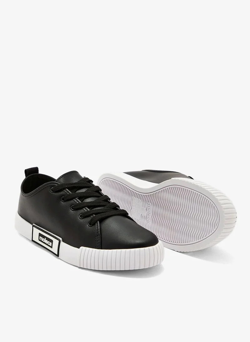 Moleca Black Comfort Women’s Sneakers – Lace-Up Ladies Sneakers & Casual Sneakers for Girls for Women | Best Price UAE