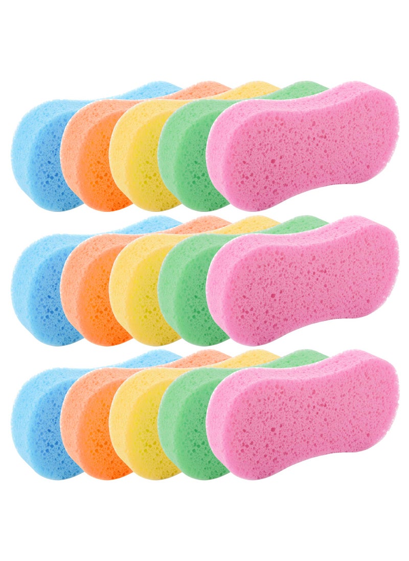 TOPZEA TOPZEA 15 Pcs Car Wash Sponges Large Thick Handy Cleaning Scrubber Washing Sponge Pads for Cars Bike Boat Kitchen with Vacuum Compressed Packing 5 Colors 