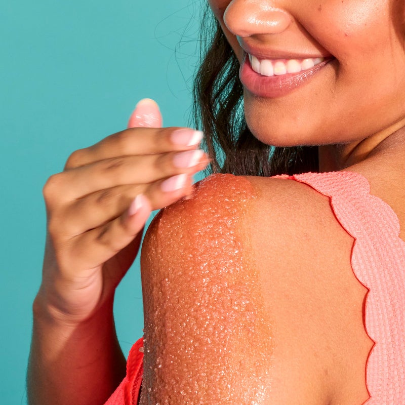 Tree Hut Peach Sorbet Shea Sugar Scrub, Exfoliating, Hydrating & Moisturizing Body Scrub with Shea Butter & Nourishing Essential Oils, Smooth & Soften Skin, 18 oz - Image 4