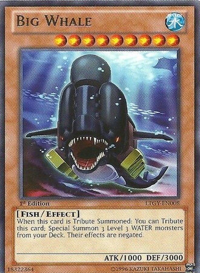YU-GI-OH! - Big Whale (LTGY-EN008) - Lord of The Tachyon Galaxy - 1st Edition - Rare
