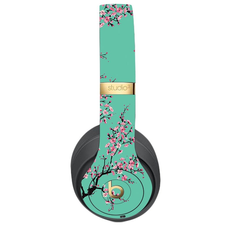MIGHTY SKINS MightySkins Skin Compatible with Beats Studio 3 Wireless - Cherry Blossom Tree | Protective, Durable, and Unique Vinyl Decal wrap Cover | Easy to Apply, Remove, and Change Styles | Made in The USA - Image 1