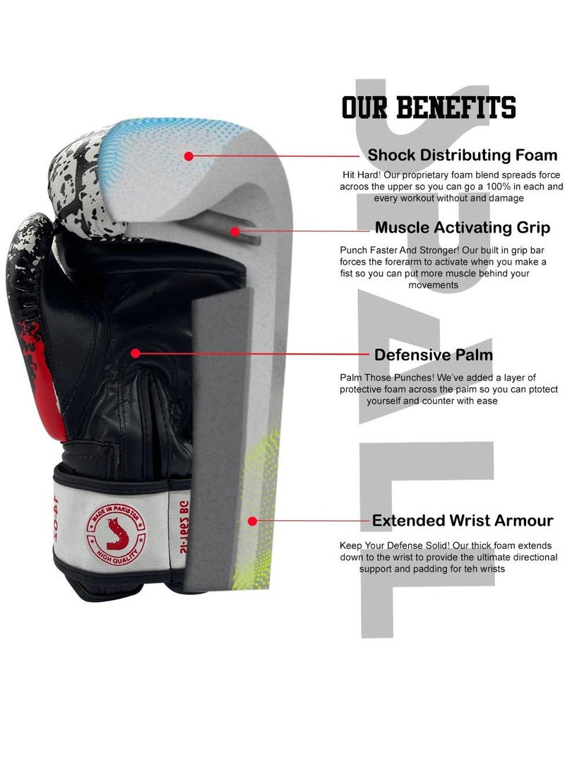 Spall Boxing Gloves for Kids & Adults – 4oz to 14oz Punching Gloves for Training, Sparring, Kickboxing, Muay Thai, MMA & Fitness Workouts - Image 5