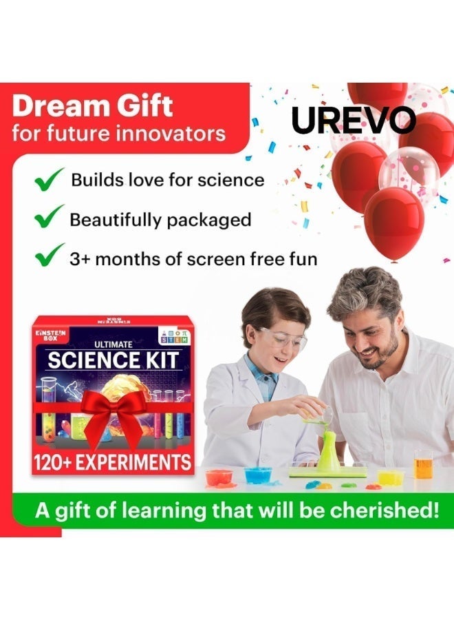 يوريفو مجموعة ألعاب تجارب علمية تتضمن أكثر من ١٢٠ لعبة، مجموعة ألعاب تعليمية للكيمياء والتعلم - Image 4