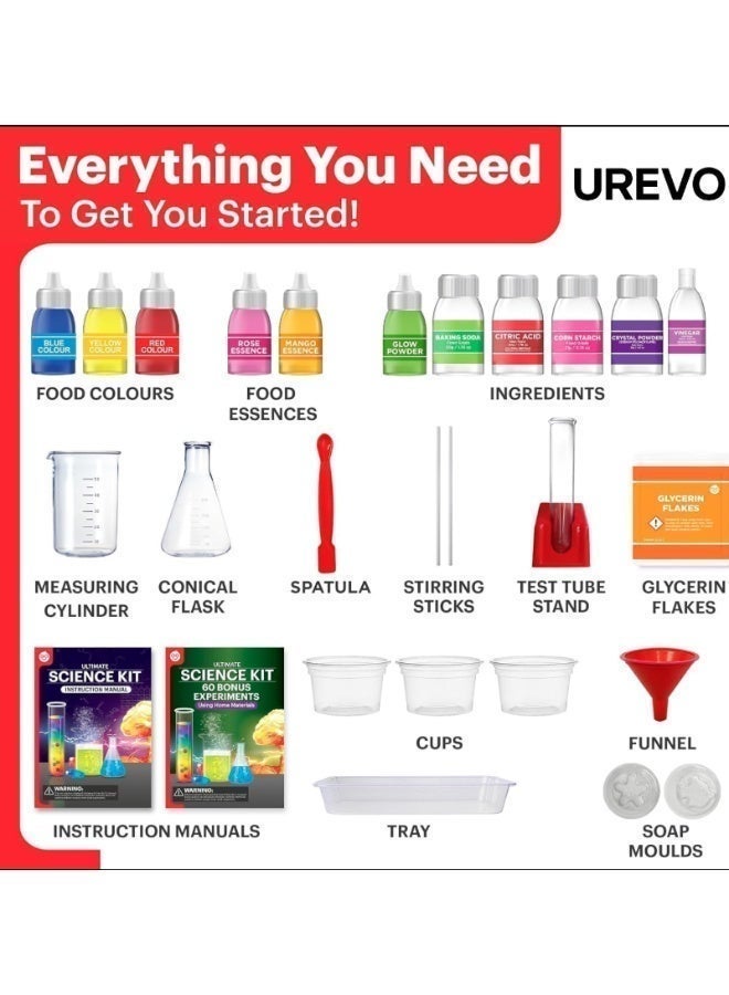 يوريفو مجموعة ألعاب تجارب علمية تتضمن أكثر من ١٢٠ لعبة، مجموعة ألعاب تعليمية للكيمياء والتعلم - Image 5