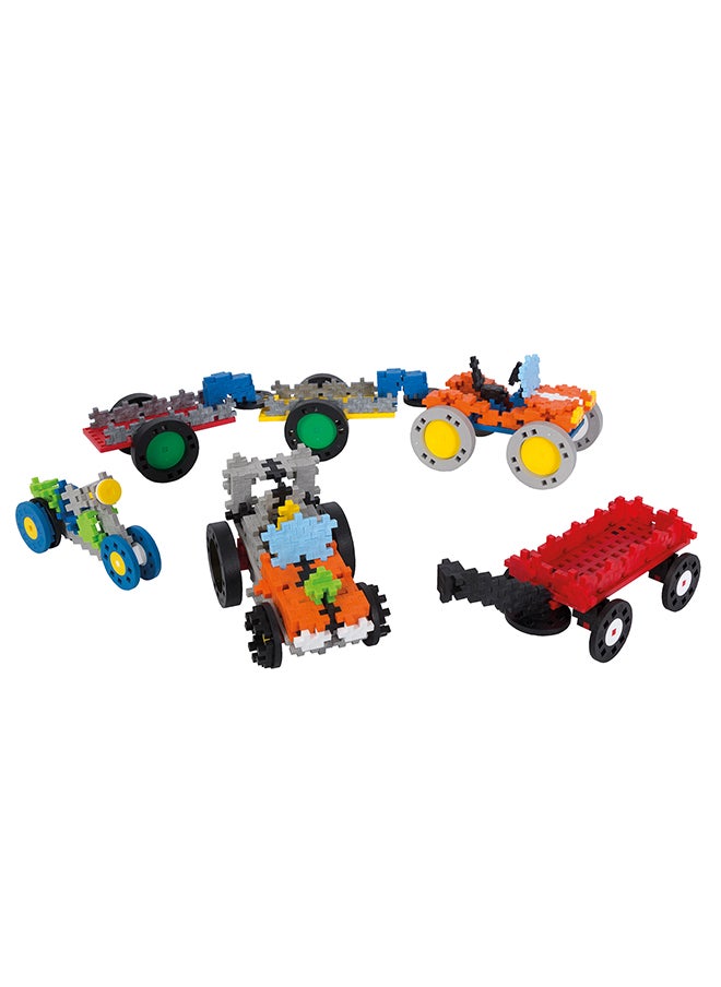Creative Building Blocks, Learn To Build Vehicle Set, Construction Toy, Plusplus Go, 800 Pieces, Basic