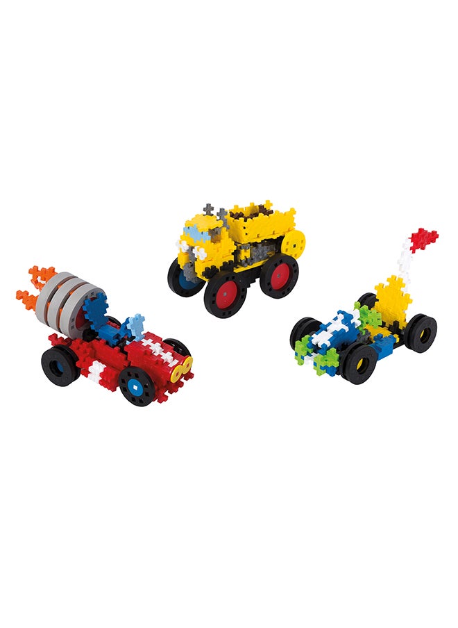 Creative Building Blocks, Learn To Build Vehicle Set, Construction Toy, Plusplus Go, 800 Pieces, Basic