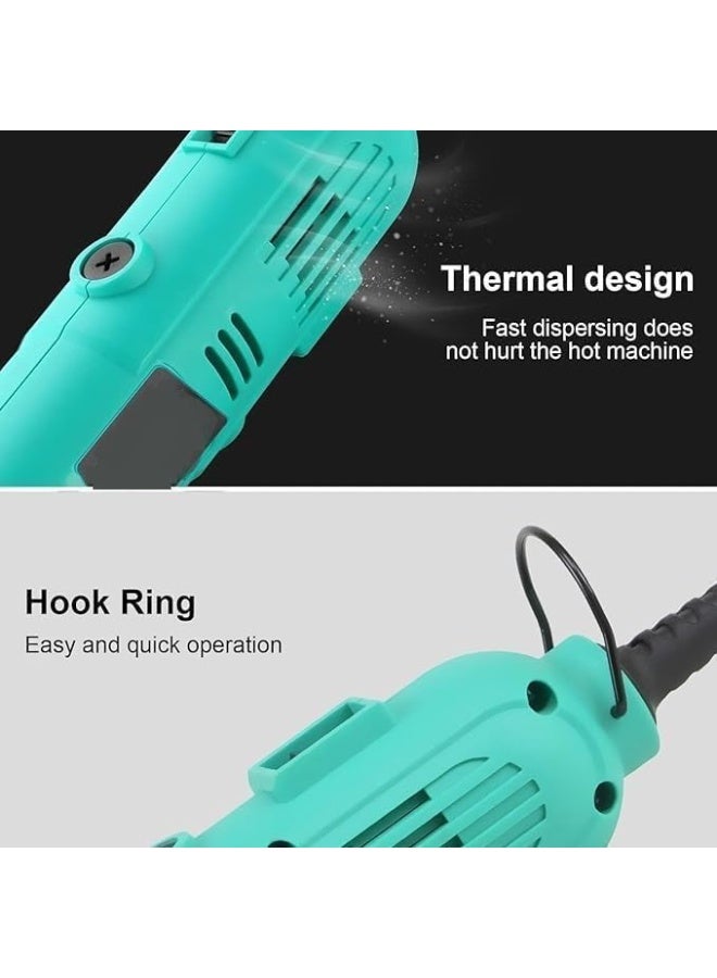 TORONTO Rotary Tool Kit with 211 Accessories – 130W Variable Speed Electric Grinder Set with Flex Shaft & Keyless Chuck for Cutting, Engraving, Sanding, Polishing & DIY Craft Projects - Image 5