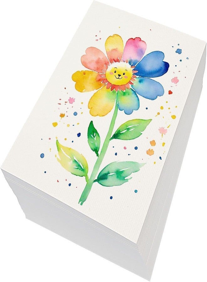 Bondream 120 Sheets Watercolor Paper Bulk,140 lb/300 GSM Cold Press Thick Water Color Paper Pad,Artist Painting Drawing Paper, Art Supplies for Kids Students Artists - Image 1