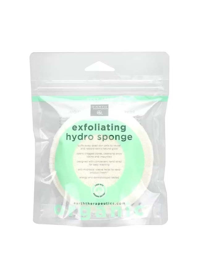 Earth Therapeutics Exfoliating Hydro Sponge Round 1 Sponge  - Image 1