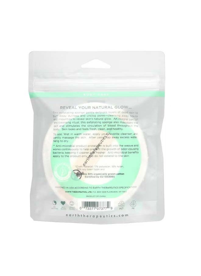 Earth Therapeutics Exfoliating Hydro Sponge Round 1 Sponge  - Image 2