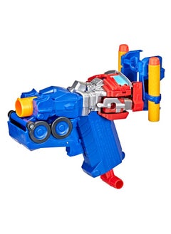 Toys Rise Of The Beasts Movie 2In1 Optimus Prime Blaster Powered By Nerf For Ages 6 And Up 7Inch