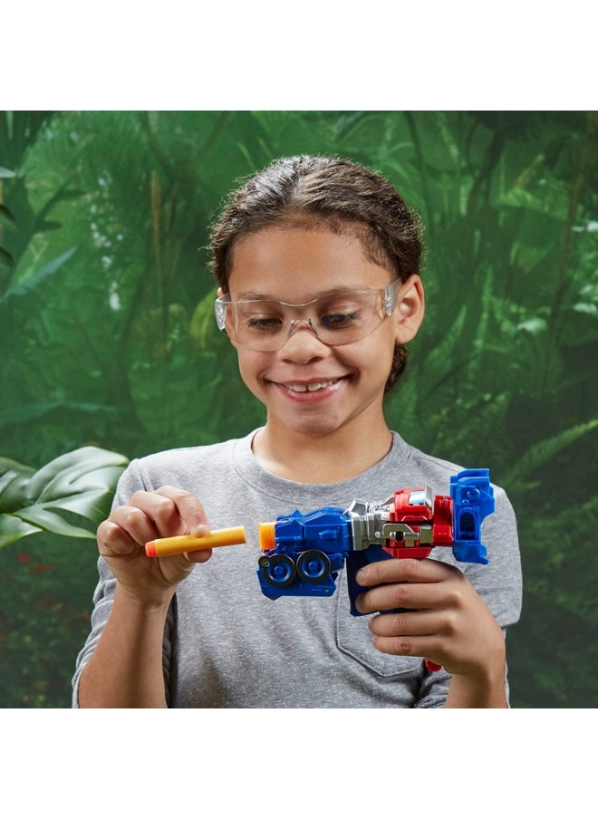 TRANSFORMERS - Toys Rise Of The Beasts Movie 2In1 Optimus Prime Blaster Powered By Nerf For Ages 6 And Up 7Inch - Image 1