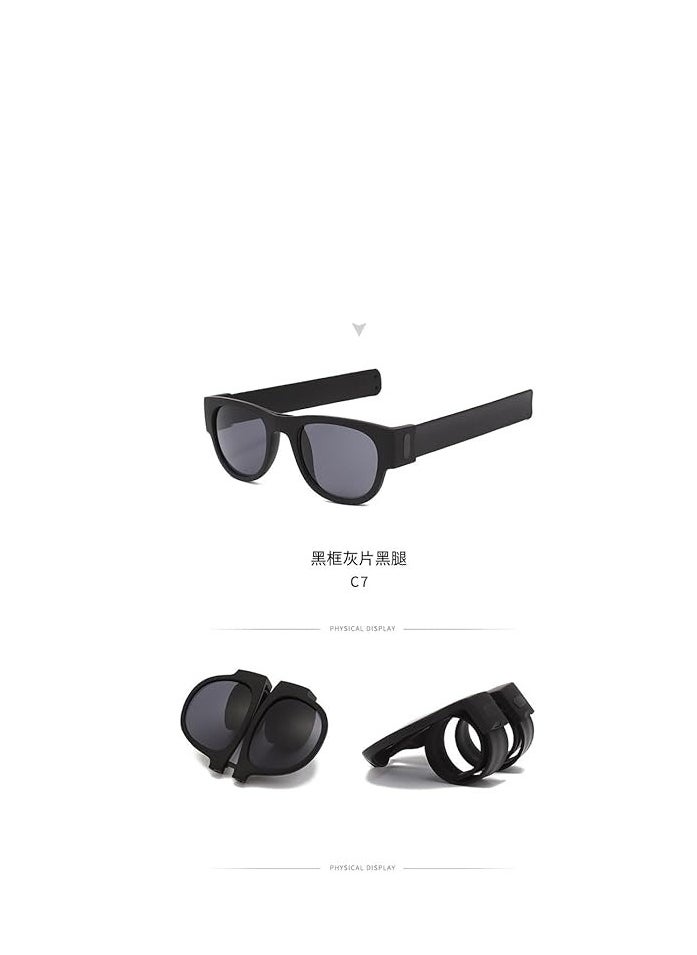 Plan A - Foldable Sunglasses for Kids and Adults - UV Protection, Lightweight and Adjustable Design, Convenient for Daily Use and Easy Storage - Image 1