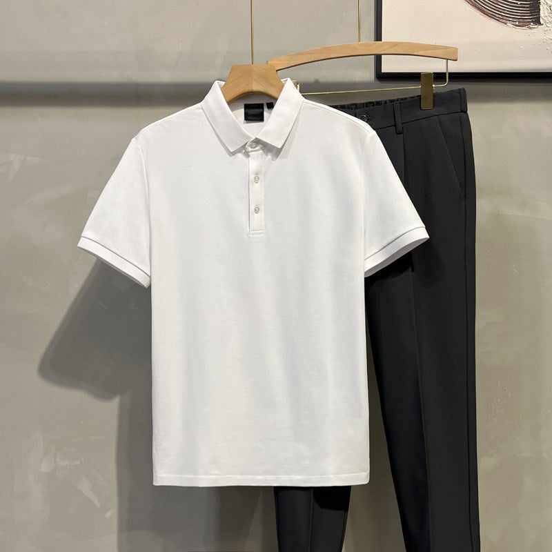 American high street short-sleeved t-shirt men's oversized loose clothes national fashion brand heavyweight cotton half-sleeved shirt - Image 1