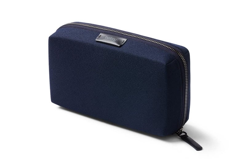 Bellroy Tech Kit tech Accessories Zip Pouch Power Bank Phone Charger Cables Earbuds Navy - Image 2