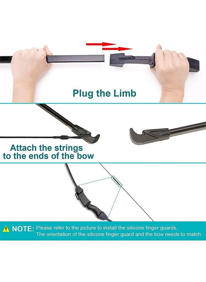 YelaJoy Kids Bow and Arrow Set, Upgraded Wear-Resistant Youth Bow and Arrow, Kids and Beginner Bow Practice Bow, With 6 Arrows and Accessories, For Outdoor Practice Sports Game Hunting, Easy to Install  - Image 2