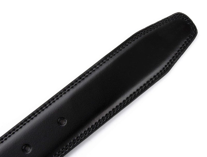 CONTACTS حزام دبابيس جلد طبيعي للرجال من كونتاكتس | حزام جلد للرجال بتصاميم كلاسيكية للعمل والأعمال غير الرسمية - Image 2