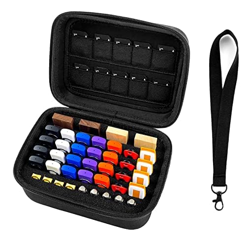 JBOS USB Flash Drive Case Memory Card Case SD SDXC SDHC Card Holder Organizer Thumb Drive Case USB Drives Storage Case for Sandisk/Samsung/SamData/Inland/PNY/Netac/JBOS (Case Only with Label and Strap) - Image 2