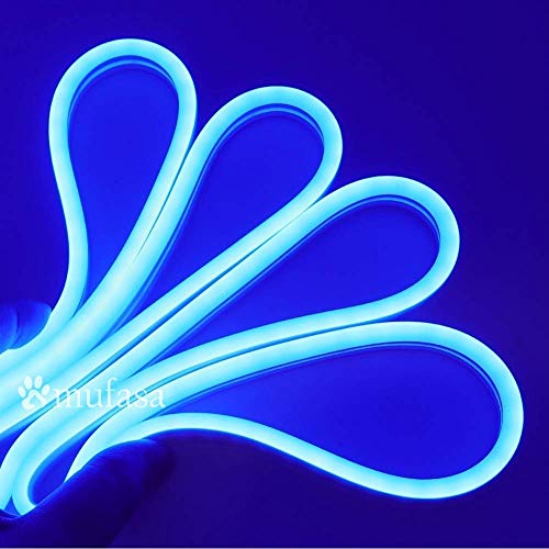Mufasa 12V DC LED Neon Light, 6MM Waterproof Indoor Outdoor Decoration Light Flexible with Adaptor, Best for Diwali, Christmas, Navratri Festivals, Bedroom, Gaming Room (Blue) (5 Meter) - Image 2