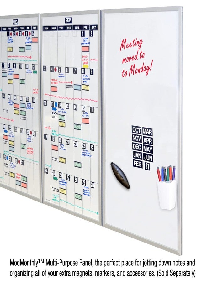 Ultimate Office Magnetic Dy-Erase Whiteboard Modular Monthly Planning Calendar (1 Each) - Image 5