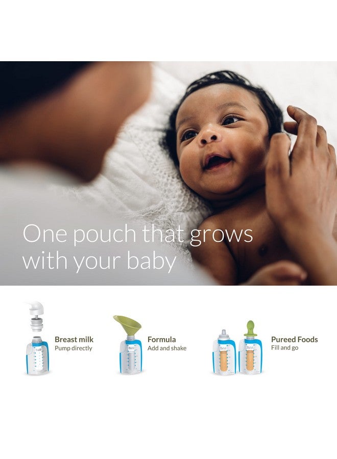Kiinde Kiinde Twist Pouch Direct-Pump Direct-Feed Twist Cap Breast Milk Storage Bag for Pumping, Freezing, Heating and Feeding, Pre-Sterilized, Breast Feeding Essentials, 8 Ounce, Pack of 40 - Image 5
