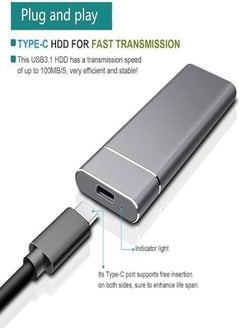AROAQ SSD External Solid State Hard Drive Computer Backup USB 3.1 to Type C Support Data Storage Transfer for Windows XP PC Laptop and Mac 16TB  - Image 2