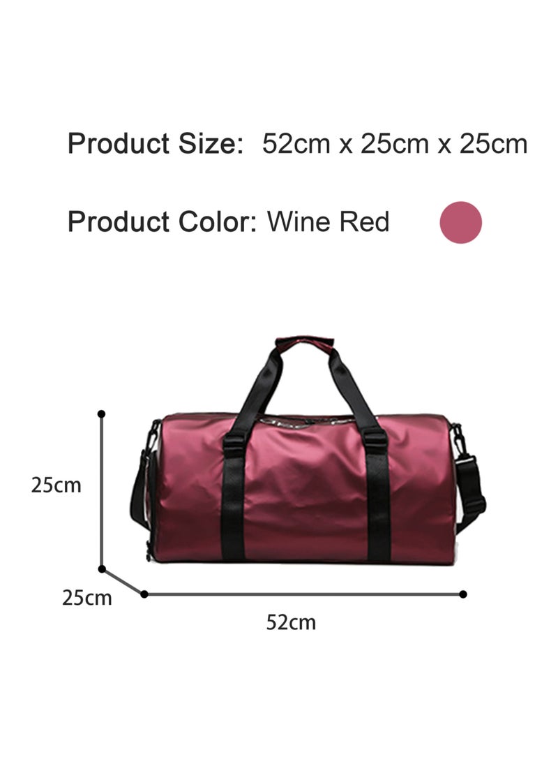 MissTiara Outdoor Sports High-Capacity Storage Bag with Dry Wet Pocket and Shoe Compartment for Training Camping and Hiking  - Image 2