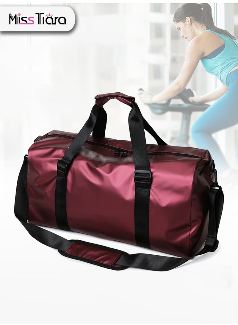 MissTiara Outdoor Sports High-Capacity Storage Bag with Dry Wet Pocket and Shoe Compartment for Training Camping and Hiking  - Image 1