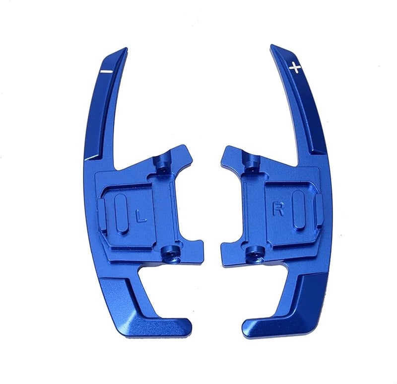 Blue Steering Wheel Paddle Shifter Extensions For VW Golf 7 GTI R GTD GTE MK7 2014 2019 - Image 1