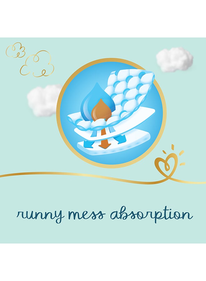 Pampers Premium Care Newborn Taped Diapers, Size 1, 2-5kg,  Softest Absorption for Ultimate Skin Protection, 136 Count - Image 3