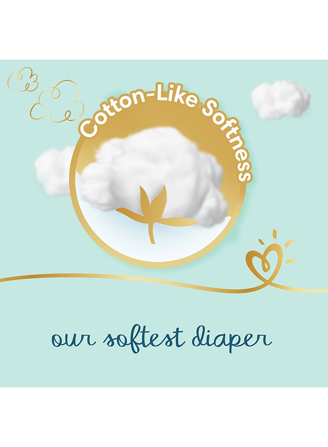 Pampers Premium Care Newborn Taped Diapers, Size 1, 2-5kg,  Softest Absorption for Ultimate Skin Protection, 136 Count - Image 4