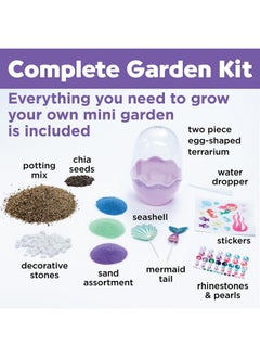 Creativity for Kids Mini Garden Mermaid Terrarium Kit - Crafts And Gifts For Girls Ages 6-8+, Stocking Stuffers  - Image 5