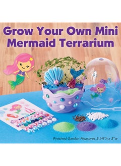 Creativity for Kids Mini Garden Mermaid Terrarium Kit - Crafts And Gifts For Girls Ages 6-8+, Stocking Stuffers  - Image 2