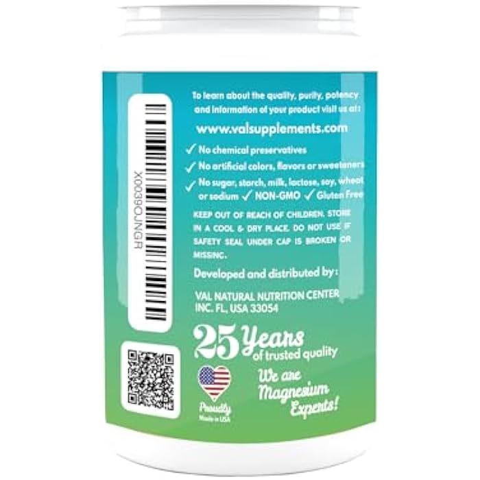 VAL Magnesium Citrate + B6 + Potassium, 90 Tablets - Image 3