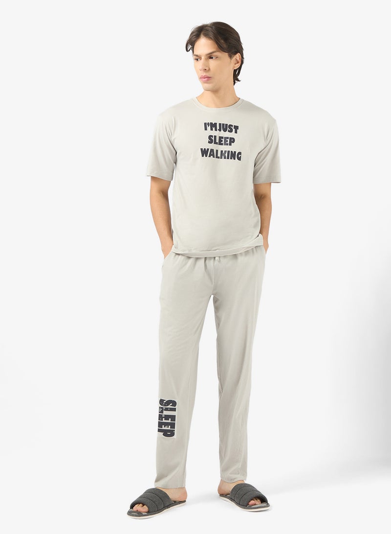 سفنتي فايف طقم بيجامة تي شيرت وبنطلون - Image 5