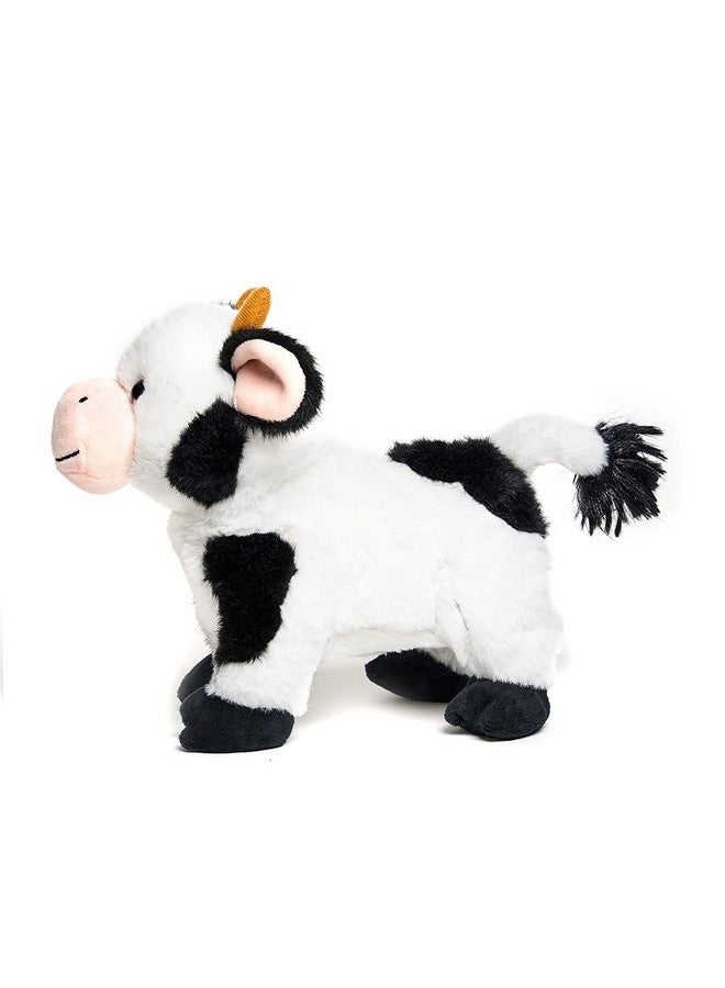 Cuddle Barn بقرة أصدقاء المزرعة؛ دمية قماشية متحركة تغني وتمشي وتلوح بذيلها على أنغام أغنية أول ماكدونالد 8 بوصات - Image 5